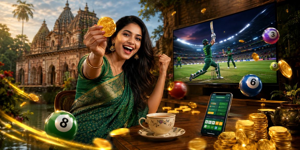 বাংলাদেশি একজন তরুণী ক্রিকেট ম্যাচ অডস বিশ্লেষণ করছেন